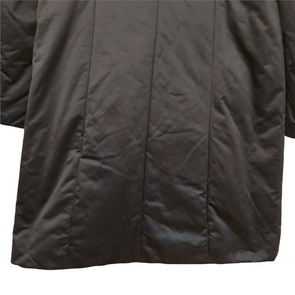Dana Buchman Womens Softshell Long Jacket Small Black Snap Lined Long Sleeve - Picture 10 of 12